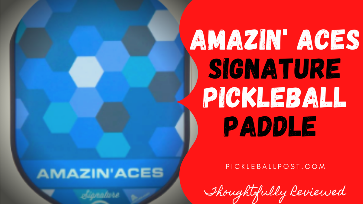 Amazin' Aces Signature Pickleball Paddle