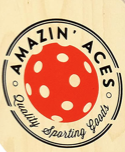 Amazin’ Aces Wood Pickleball Paddle