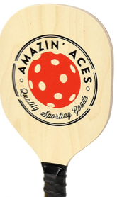 Amazin’ Aces Wood Pickleball Paddle