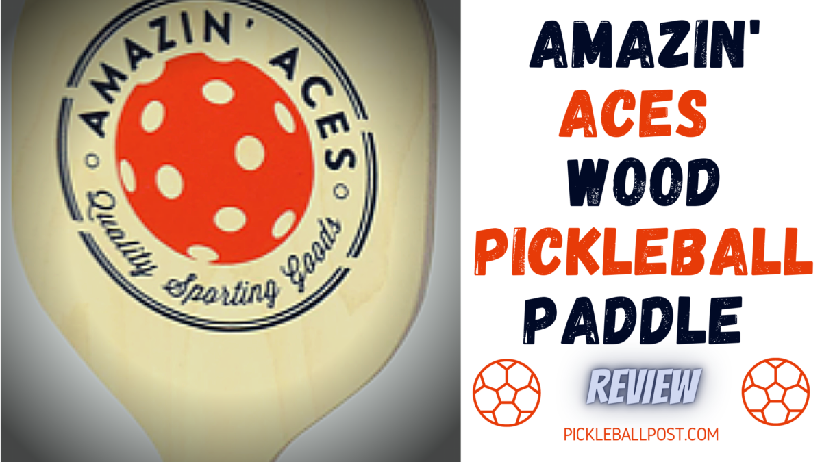 Amazin' Aces Wood Pickleball Paddle